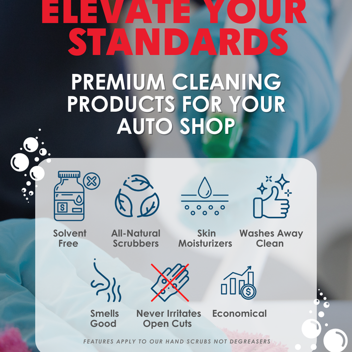 Elevate Your Standards - Premium Cleaning Products for Your Auto Shop