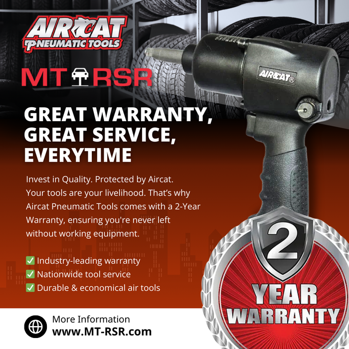 Aircat Pneumatic Tools – Great Warranty, Great Service, Every time.