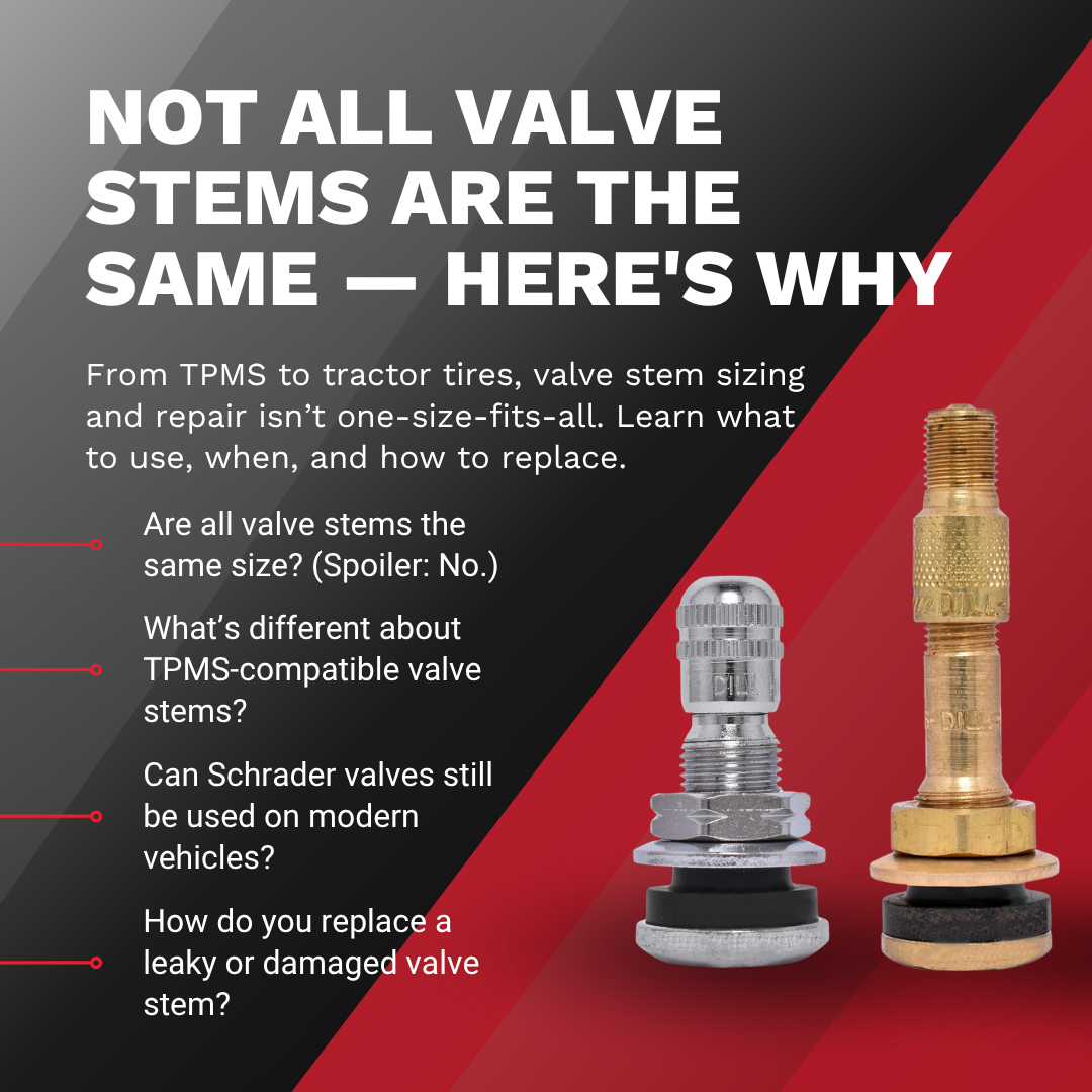 Tire Valve Stem Types, Sizing & Repair — What You Need to Know