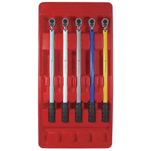 AFF 5 pc Preset Torque Wrench Set - 1/2" Dr