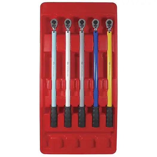AFF 5 pc Preset Torque Wrench Set - 1/2" Dr