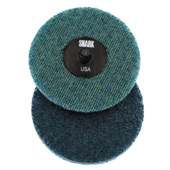 Disco acondicionador de superficies azul de 3", paquete de 25