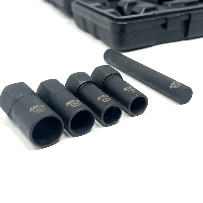 9 Piece Wheel Lock Removal Kit, 1/2" Drive