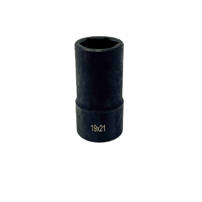 Dado giratorio estándar de 1/2" Dr. x 19 mm x 21 mm