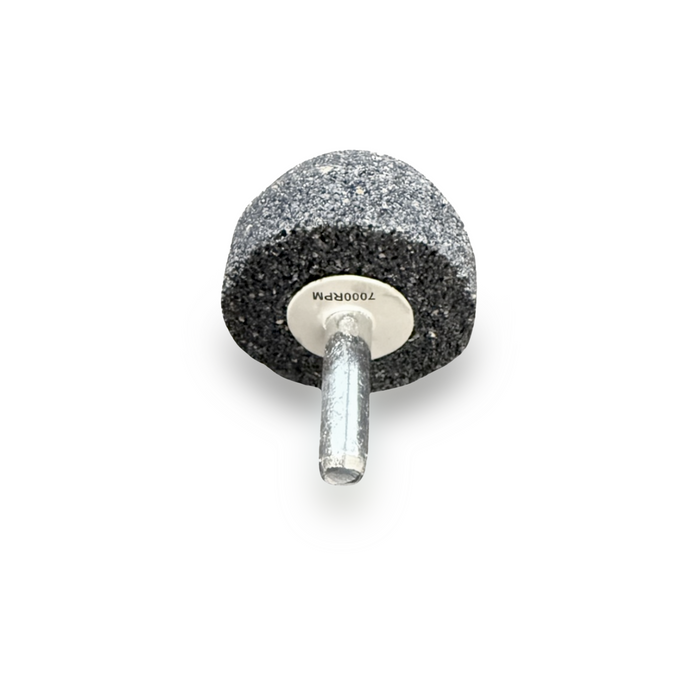 Buffing Stone - 36 Grit, Round Top Shape - 1/4” Shank