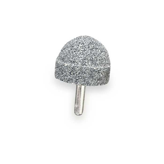 Buffing Stone - 36 Grit, Round Top Shape - 1/4” Shank