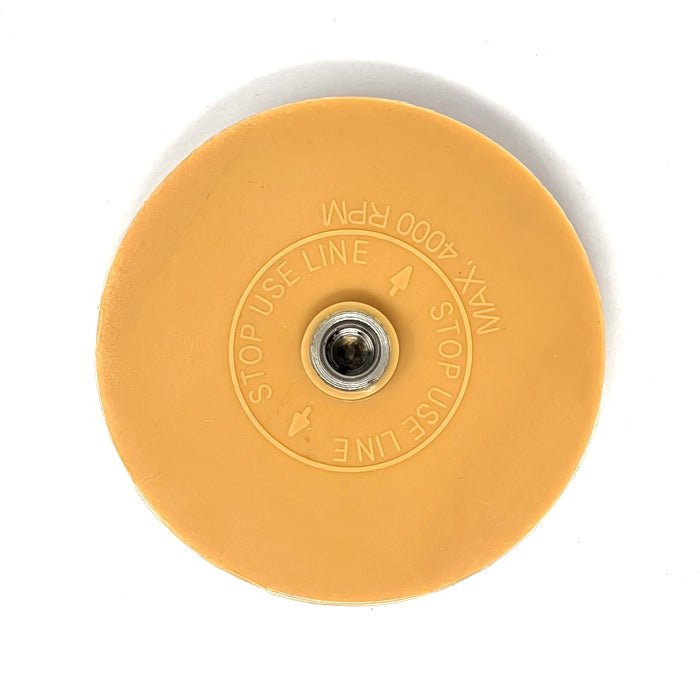 Rueda borradora para remover adhesivos - Vástago de 1/4"