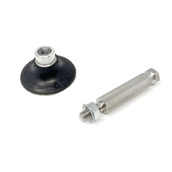 Adaptador de cambio rápido - Roscas de 1/4-20 - Con soporte Roloc + tuerca
