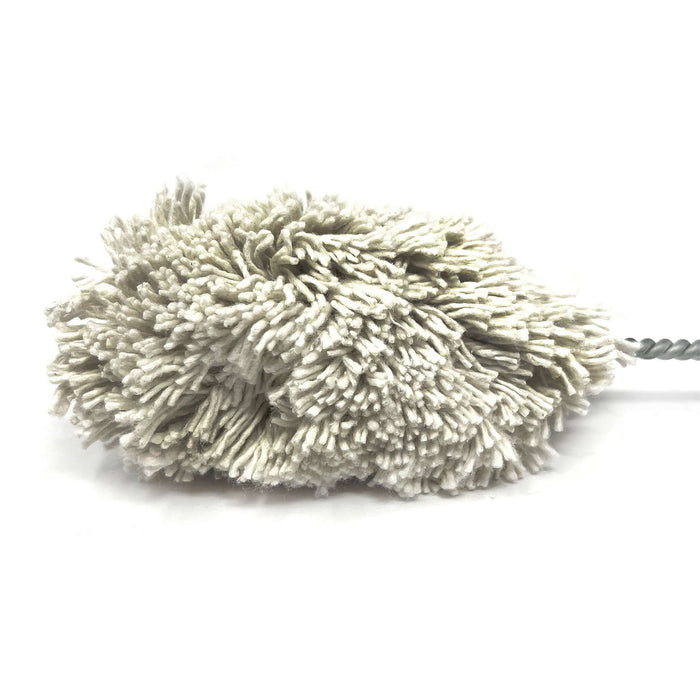 Cepillo aplicador de lubricante para neumáticos con hisopo de algodón de 18" - Mango de alambre