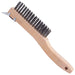 Wood Handled Brush w/ Scraper