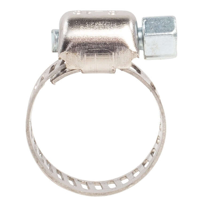 Hose Clamp - #4, Mini, Ventilated, Stainless - 10pk