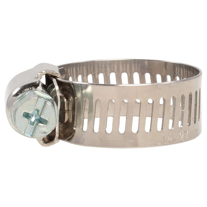 Hose Clamp - #10, Standard, Ventilated, Stainless - 10pk