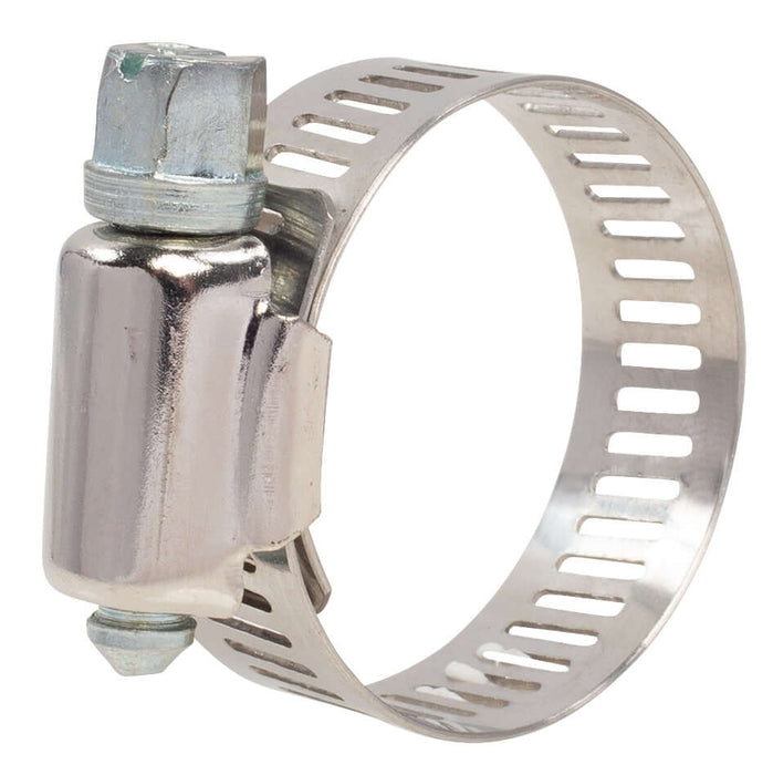 Hose Clamp - #12, Standard, Ventilated, Stainless - 10pk