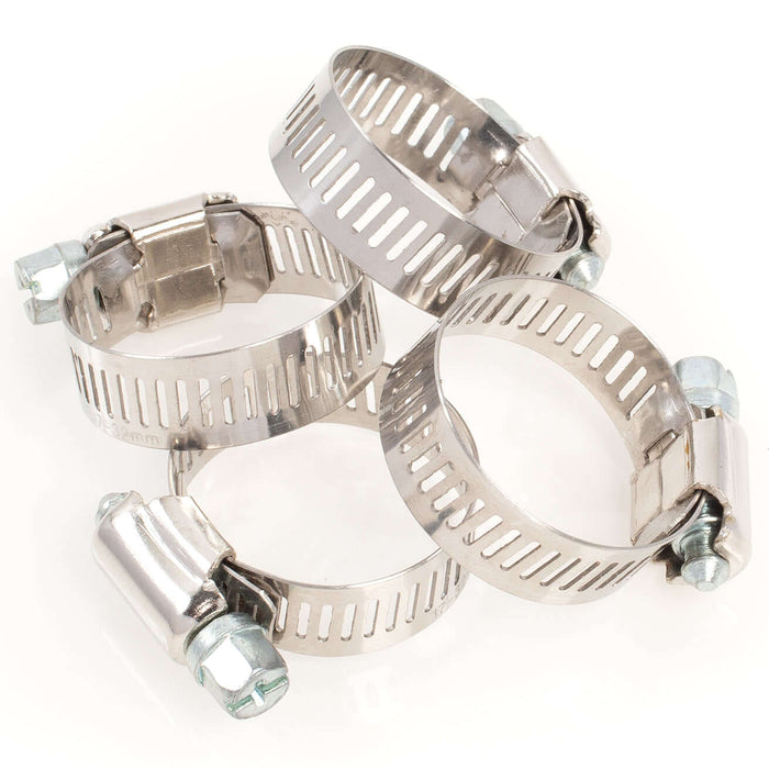 Hose Clamp - #12, Standard, Ventilated, Stainless - 10pk