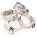 Hose Clamp - #12, Standard, Ventilated, Stainless - 10pk