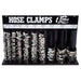 Hose Clamp Rack + Assortment - 221pc