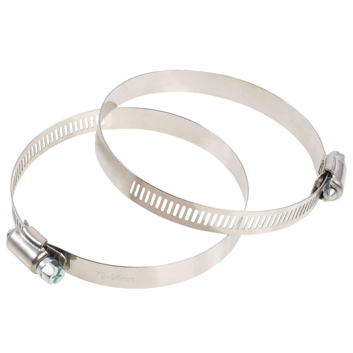 Hose Clamp - #52, Standard, Ventilated, Stainless - 10pk
