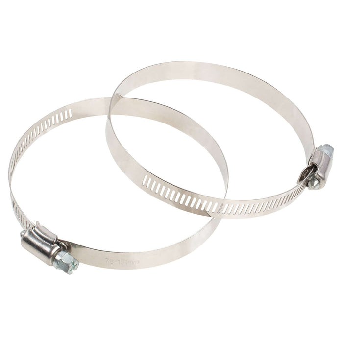 Hose Clamp - #56, Standard, Ventilated, Stainless - 10pk