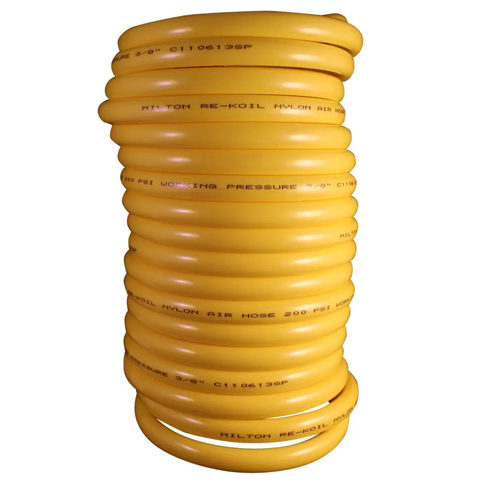 Milton 25' Rekoil Hose - 3/8" ID, 1/4" MPT - 200 PSI Max