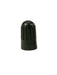 Black Long Plastic Valve Caps w/ O-Ring - 100pk