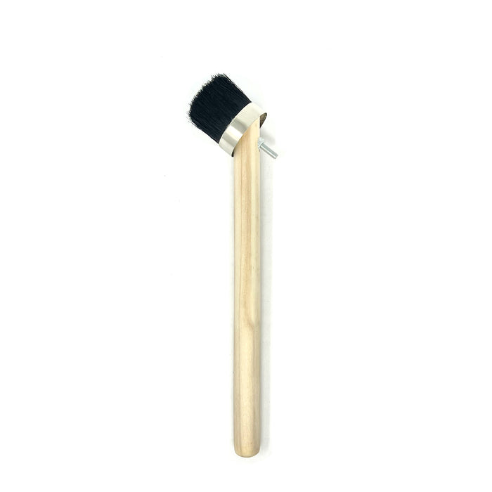 Cepillo aplicador de pasta para montaje de neumáticos con cabezal de 1 3/4" y mango de madera