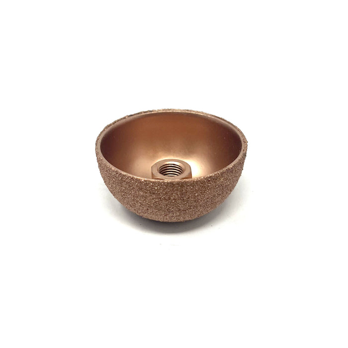Disco de contorno de cobre de 2” x 1”, grano 60, AH 3/8”, sin ventilación