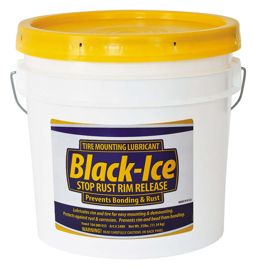 Rema 2480 Tire Mounting Paste - "Black-Ice", No-Rust - 25 lb