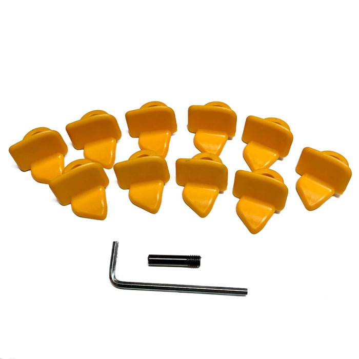 Inserto de nailon amarillo para Corghi/Coats/Hunter (con llave hexagonal y tornillo)