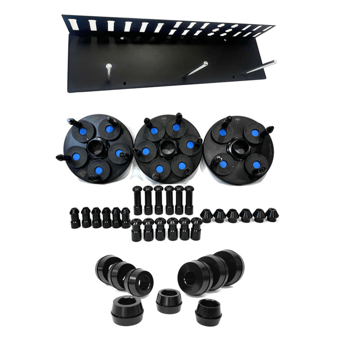 3100PROSB-40 - MT-RSR SpeedPlate and Collet Set - with SpeedPlate Storage Board