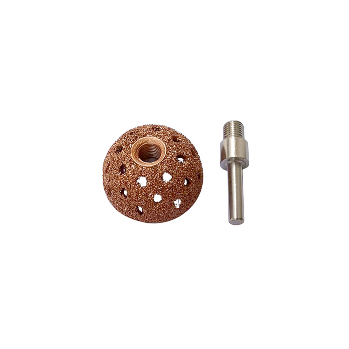Buffing Wheel, Vented, 38mm x 18mm, 3/8" AH, 36 Grit