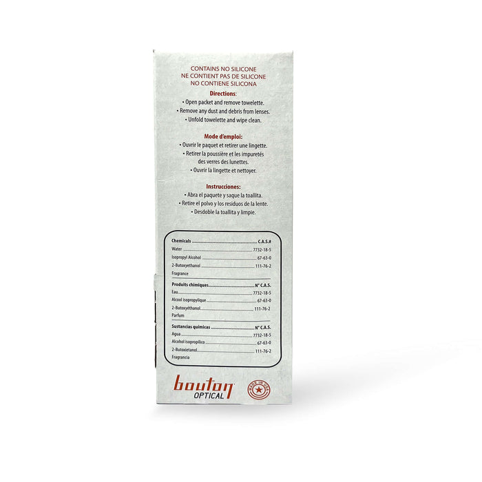 Lens Cleaning Towelettes - 100pk Dispenser