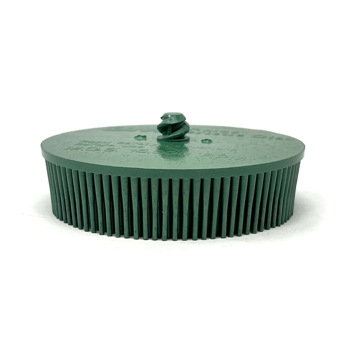 Scotch-Brite Roloc Bristle Disc 07526, 3 in x 5/8 Tapered Coarse, 10/Carton