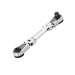 1/4" Stick Combination Drive Ratchet - Stubby, Dual Flex Head