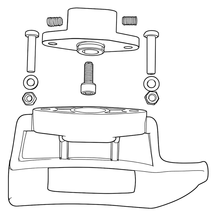 Aftermarket Replacement Bracket for EAA0503G52A with Red Head