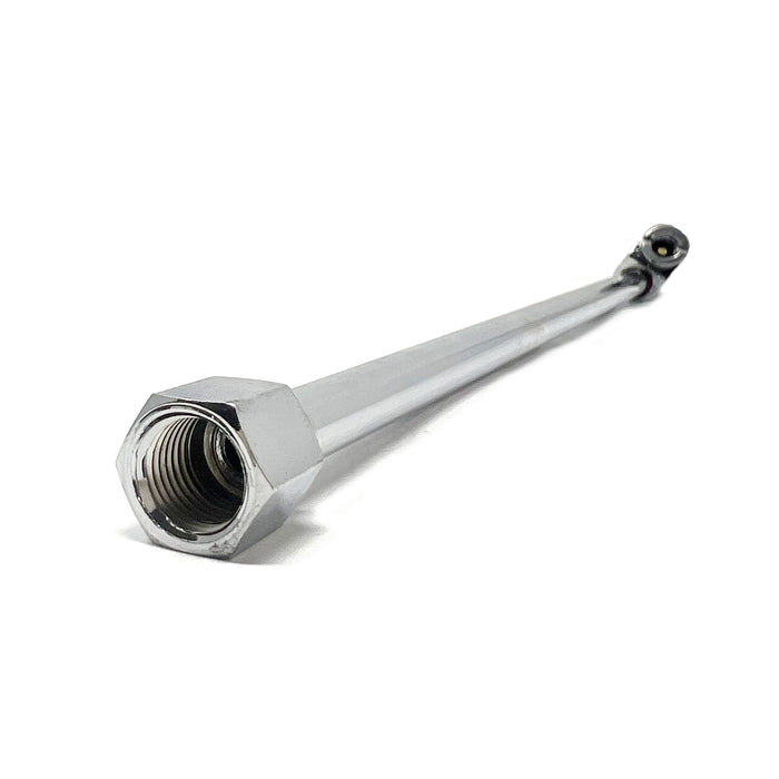 Economy Dual Foot Lock-On 14" Air Chuck - 1/4" FNPT - Closed - Chrome