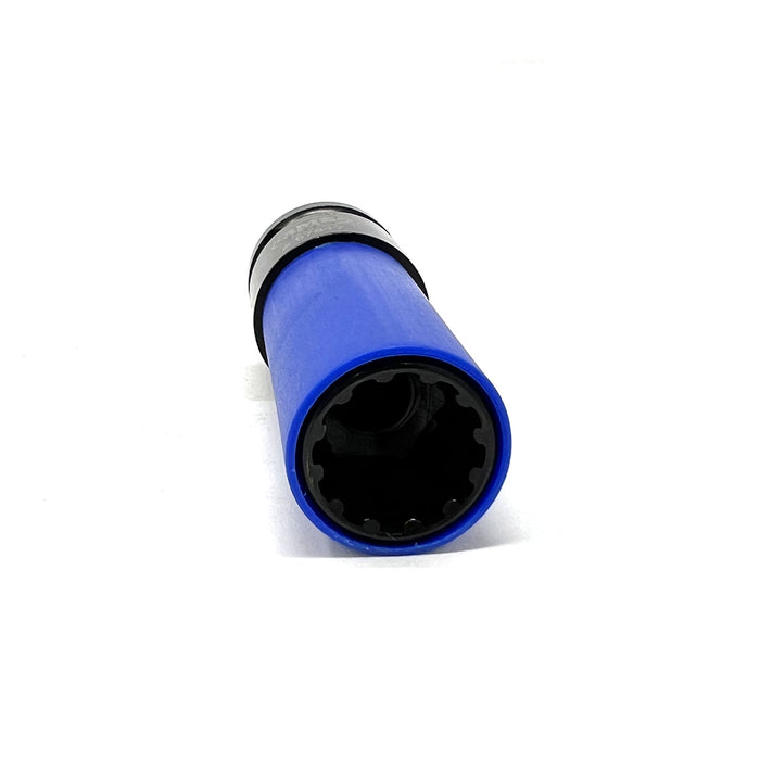 Dado de impacto estriado de 1/2 pulg. y 17 mm con manguito
