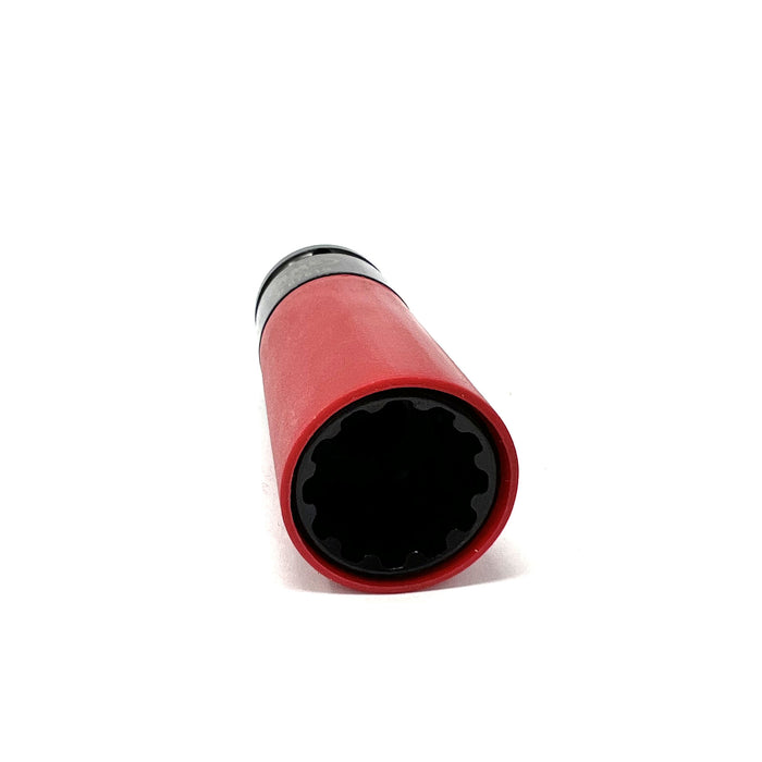 Dado de impacto estriado de 1/2 pulg. y 19 mm con manguito