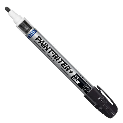 Black Markal Paint-Riter Oily Surface Paint Marker - Box of 12