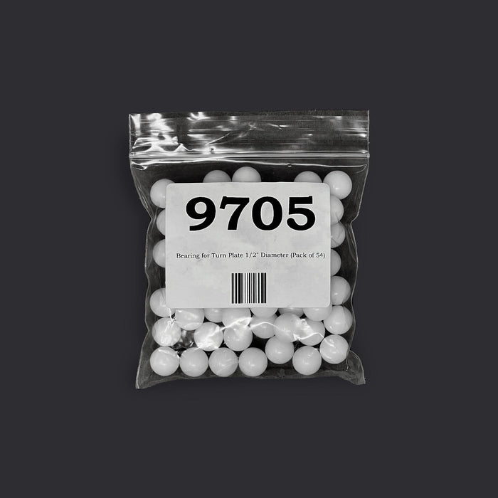 Rodamientos Celcon de 1/2" de diámetro para placas giratorias de alineadores - Paquete de 54