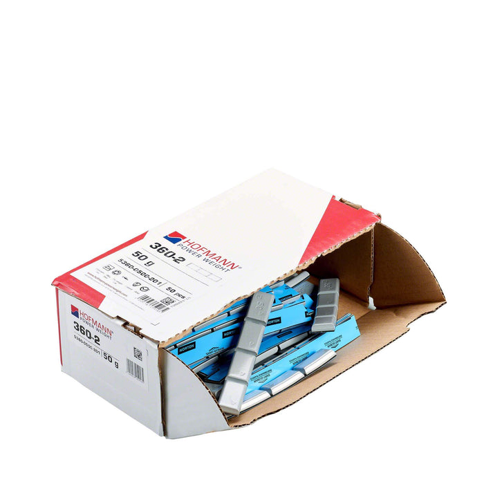 Adhesive Wheel Weight - HPW Type 360 - 50g - Box of 50
