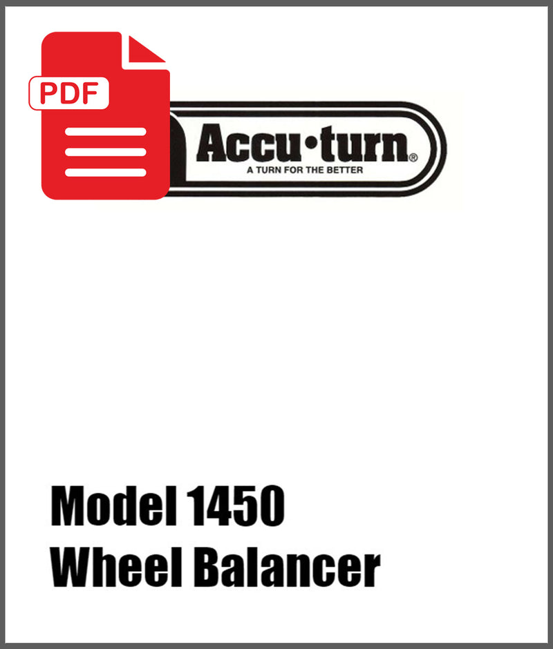 Accuturn 1450 Manual 
