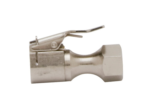 Euro-Style Clip-On Air Chuck w/ Spring Loaded Deflector Pin - 1/4" FNPT - Closed