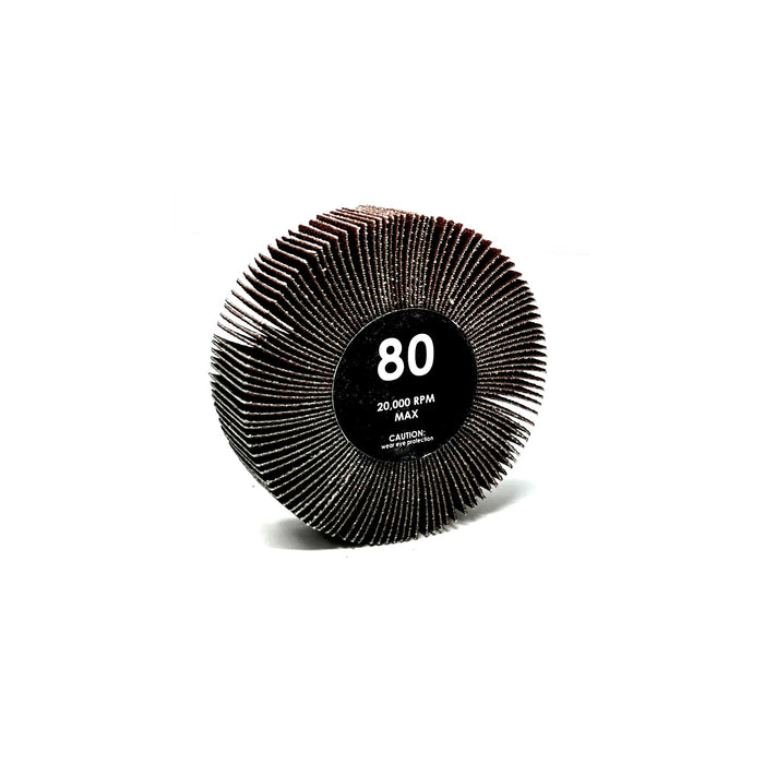 Flap Wheel 3" X 1" X 1/4" 80 Grit