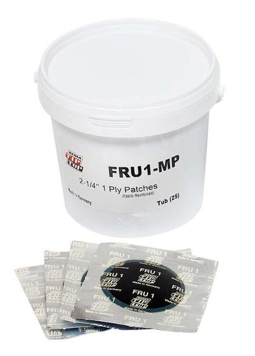 Rema FRU1-MP Universal Patch, 2-1/4" Round, 1 Ply (25 unit bucket)
