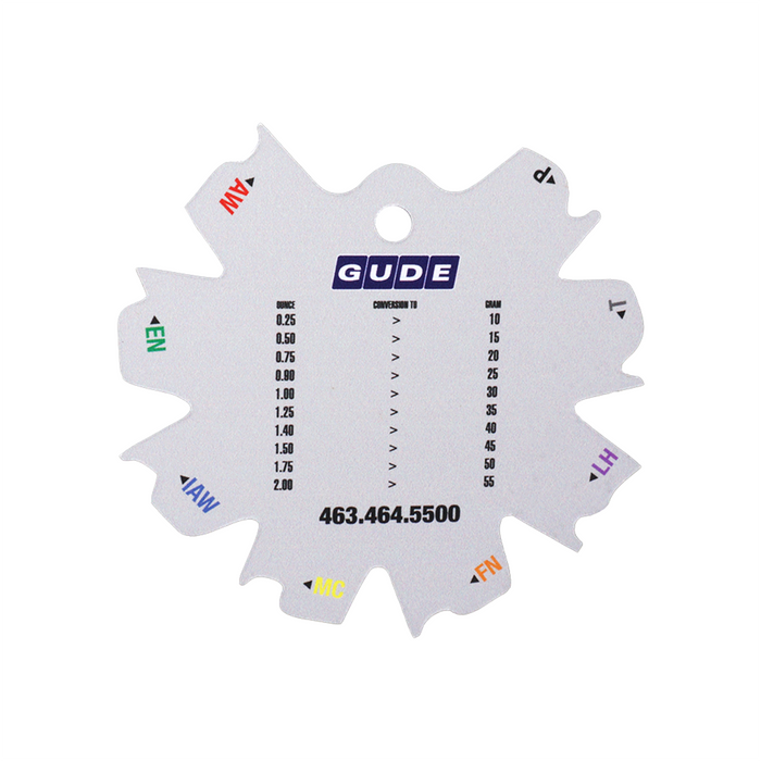 GUDE Wheel Weight Rim Gauge