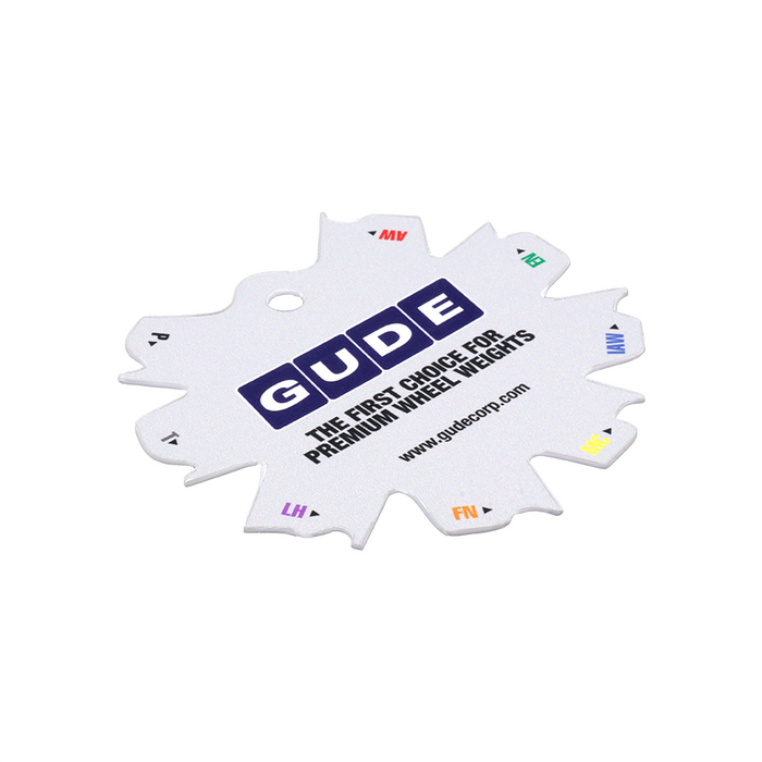 GUDE Wheel Weight Rim Gauge