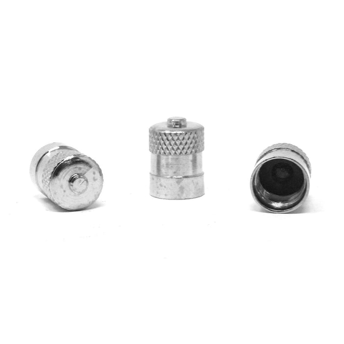 Metal Valve Cap, Nickel Plated - 100/Box