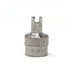 Metal Valve Cap, Nickle Plated - With Core Remover - Bag of 100