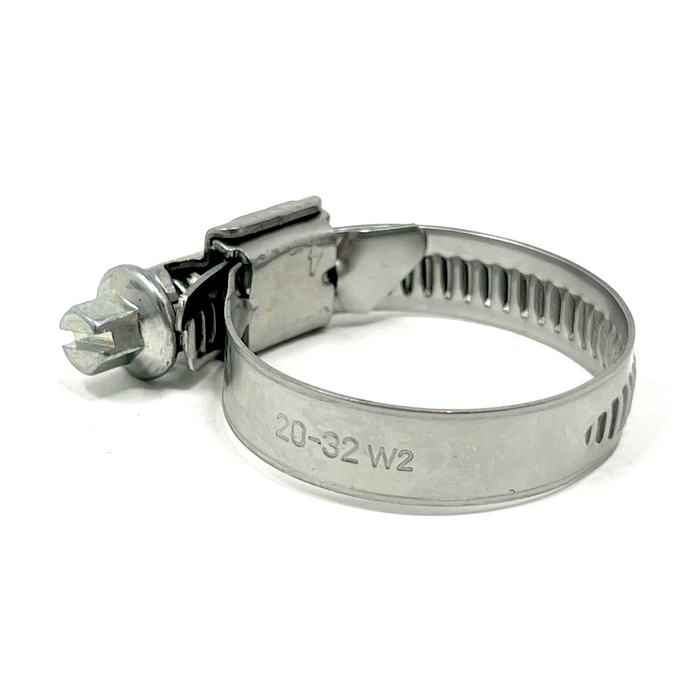11/32" Width, 3/4"-1 1/4" - Euro Style Hose Clamp