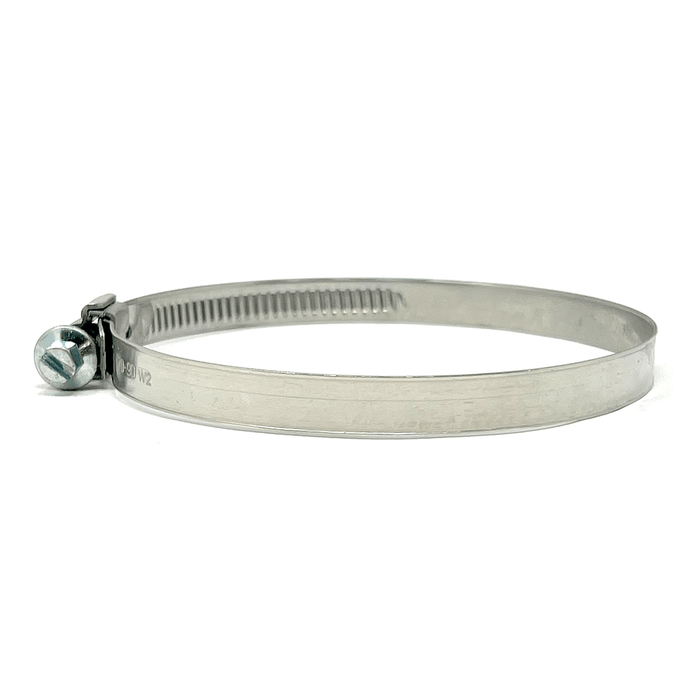 Abrazadera de manguera estilo europeo de 11/32" de ancho y 2 3/4" a 3 9/16"